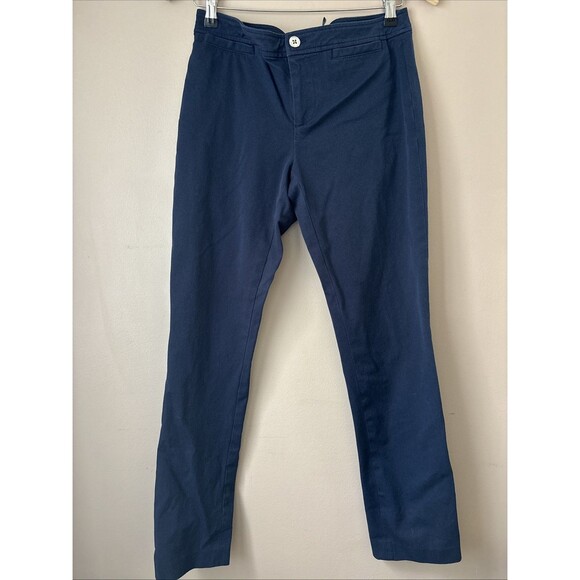 Lauren Ralph Lauren Women's Dress Pants, Size 6, Cotton, Navy Blue - Picture 1 of 6